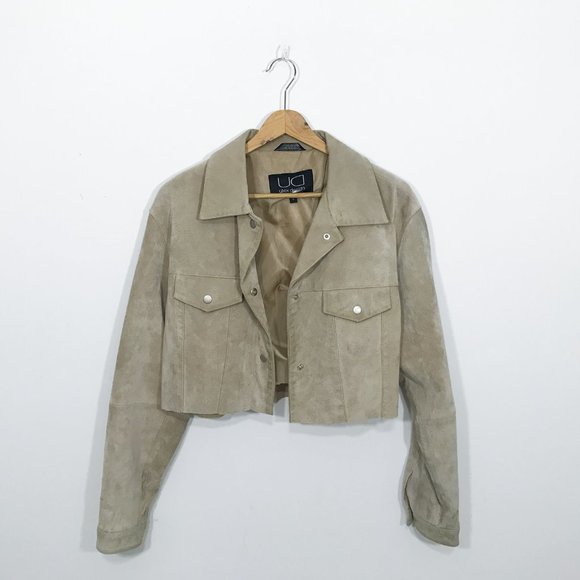 Vintage Cropped Suede Jacket - Picture 3 of 15
